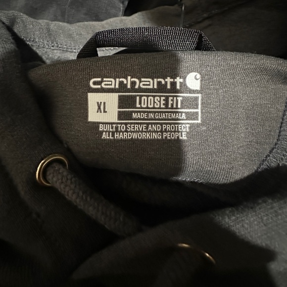 Carhartt Loose-Fit Midweight Logo Hoodie for Men - Picture 5 of 5